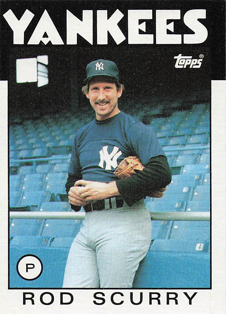 1986 Topps Rod Scurry #449