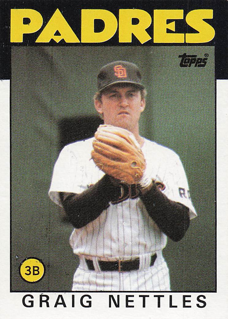 1986 Topps Graig Nettles #450