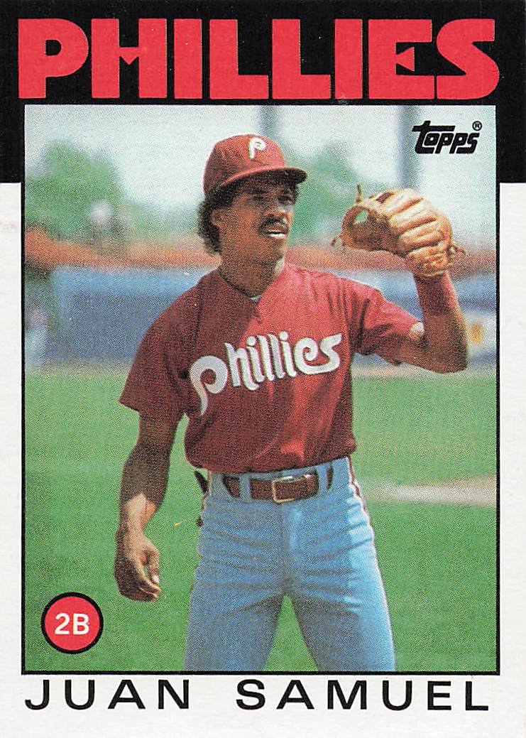 1986 Topps Juan Samuel #475