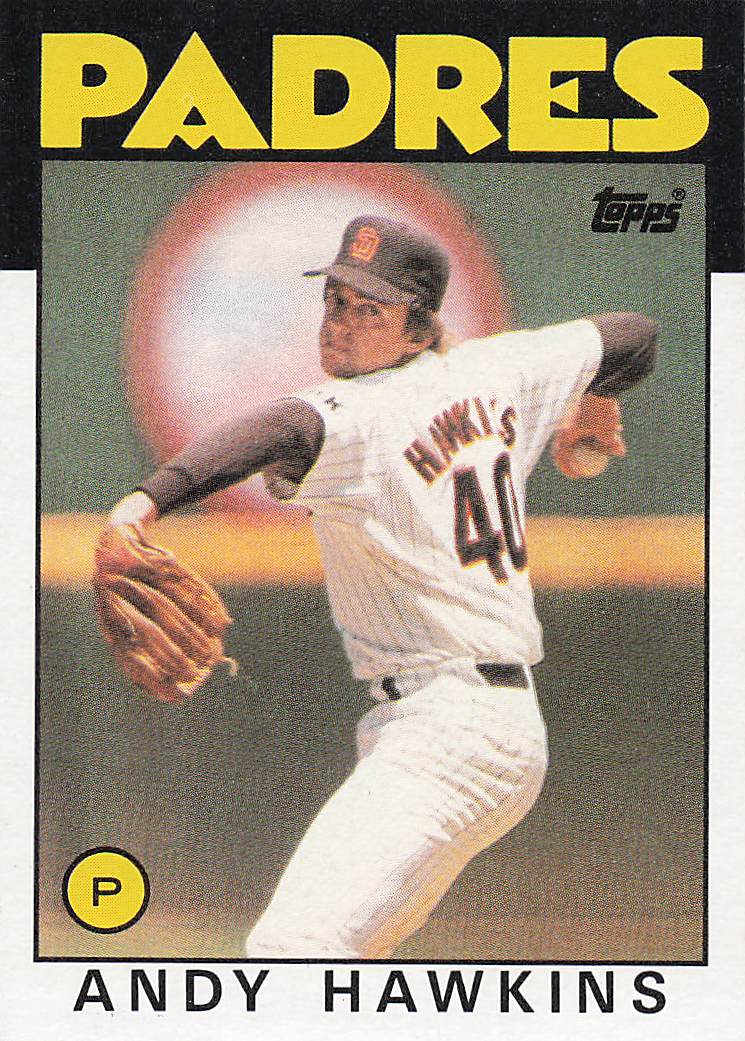 1986 Topps Andy Hawkins #478