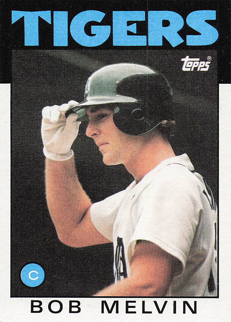 1986 Topps Bob Melvin #479 RC