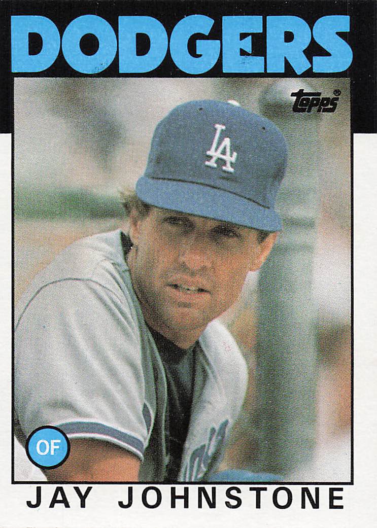 1986 Topps Jay Johnstone #496