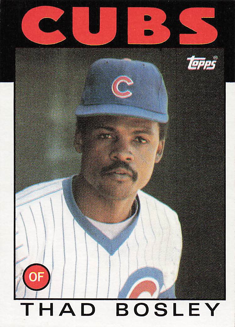 1986 Topps Thad Bosley #512
