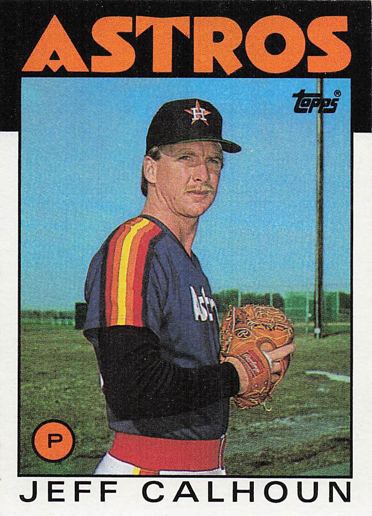 1986 Topps Jeff Calhoun #534 RC