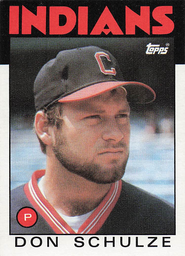 1986 Topps Don Schulze #542