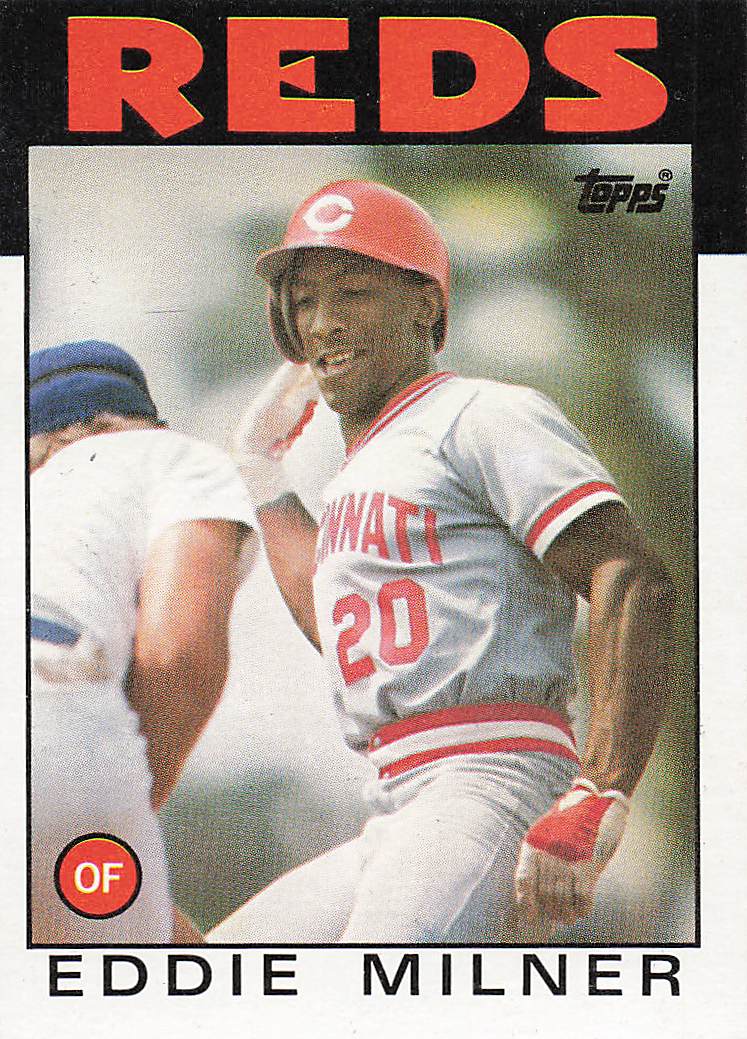 1986 Topps Eddie Milner #544