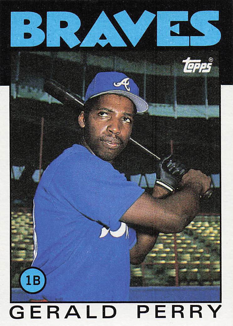 1986 Topps Gerald Perry #557