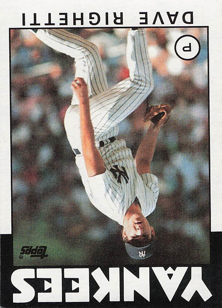 1986 Topps Dave Righetti #560