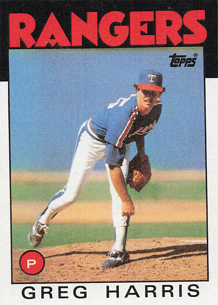 1986 Topps Greg Harris #586