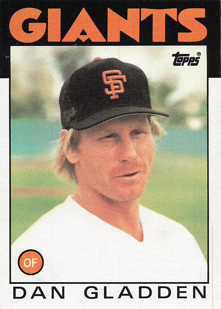 1986 Topps Dan Gladden #678