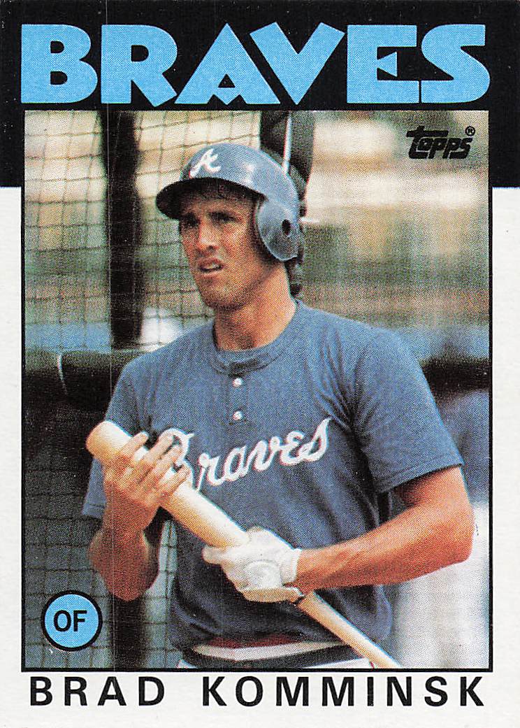 1986 Topps Brad Komminsk #698