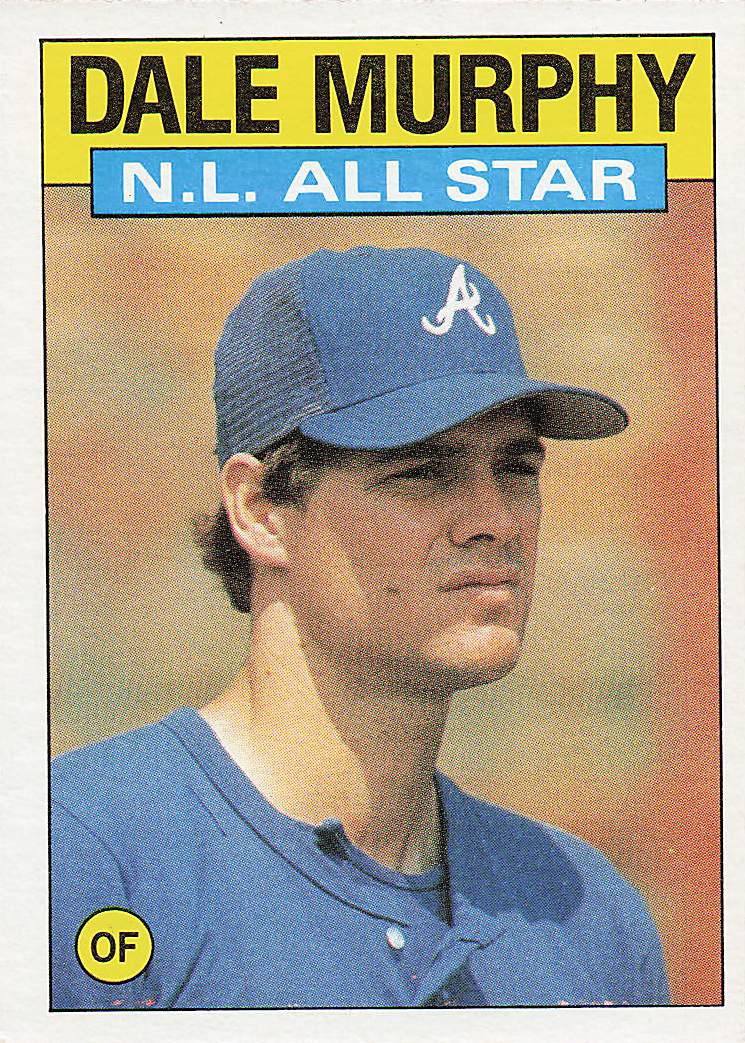 1986 Topps Dale Murphy #705