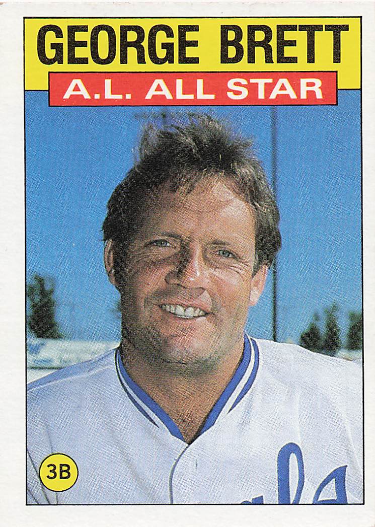 1986 Topps George Brett #714