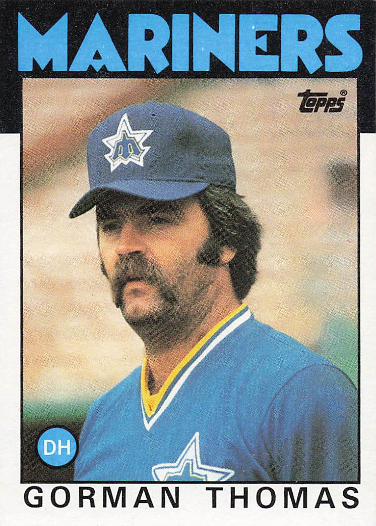 1986 Topps Gorman Thomas #750