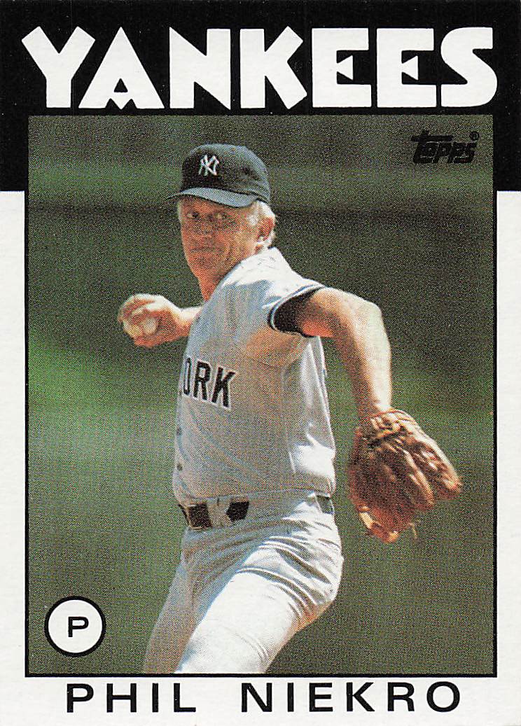 1986 Topps Phil Niekro #790