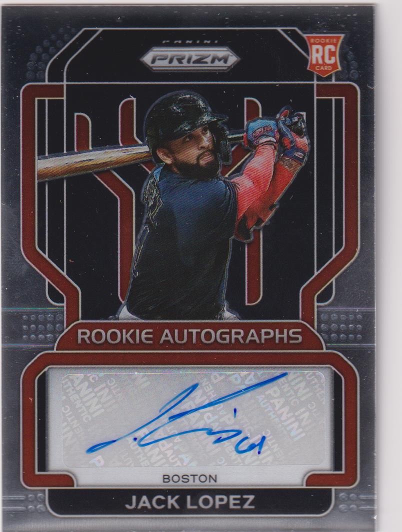 2022 Panini Prizm Baseball Rookie Autographs Jack Lopez #RA-JZ