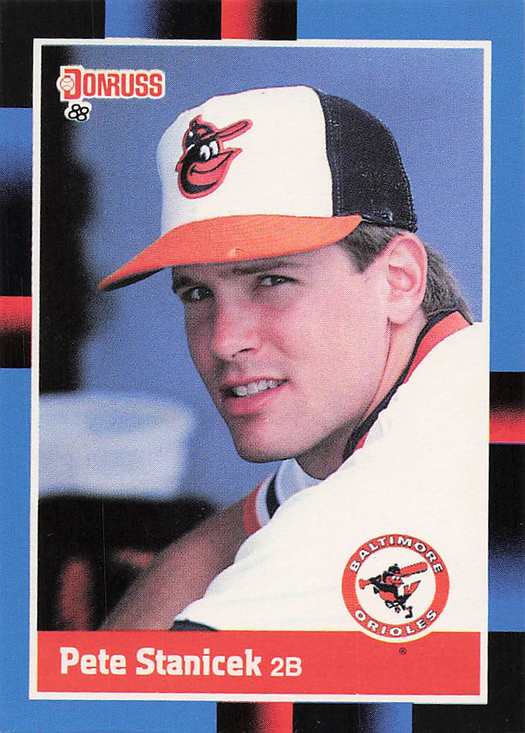 1988 Donruss Pete Stanicek #541 RC