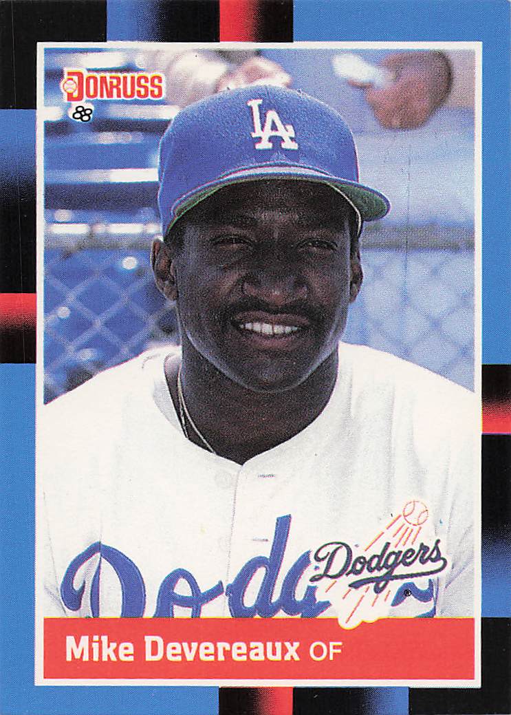 1988 Donruss Mike Devereaux #546 RC