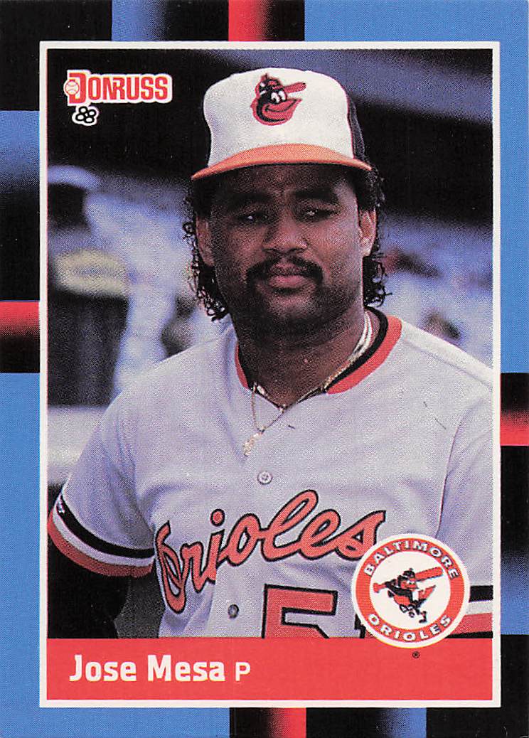 1988 Donruss Jose Mesa #601 RC