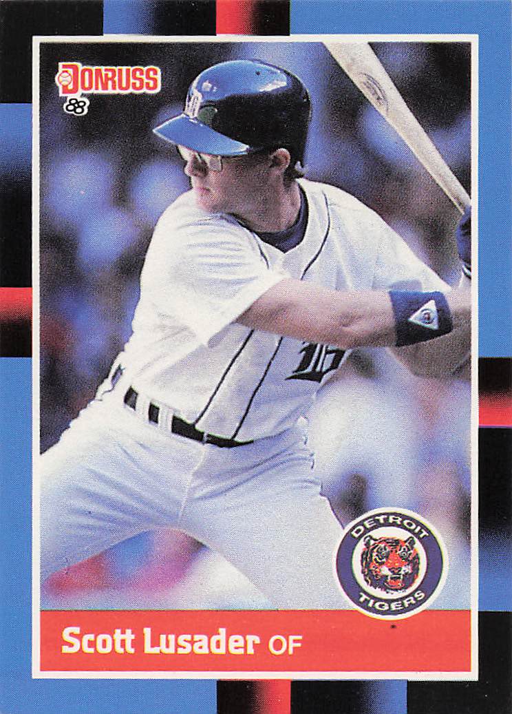 1988 Donruss Scott Lusader #615 RC