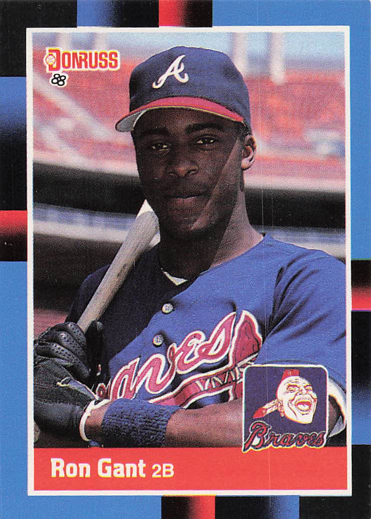 1988 Donruss Ron Gant #654 RC