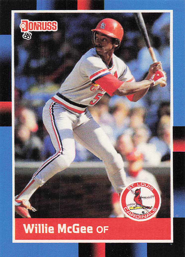 1988 Donruss Willie McGee #307