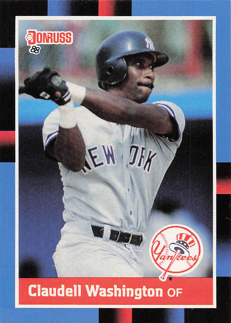 1988 Donruss Claudell Washington #340