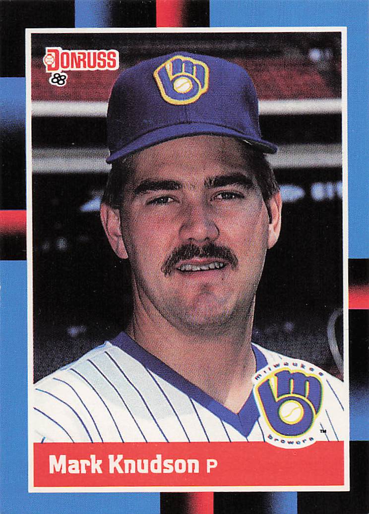 1988 Donruss Mark Knudson #495 RC