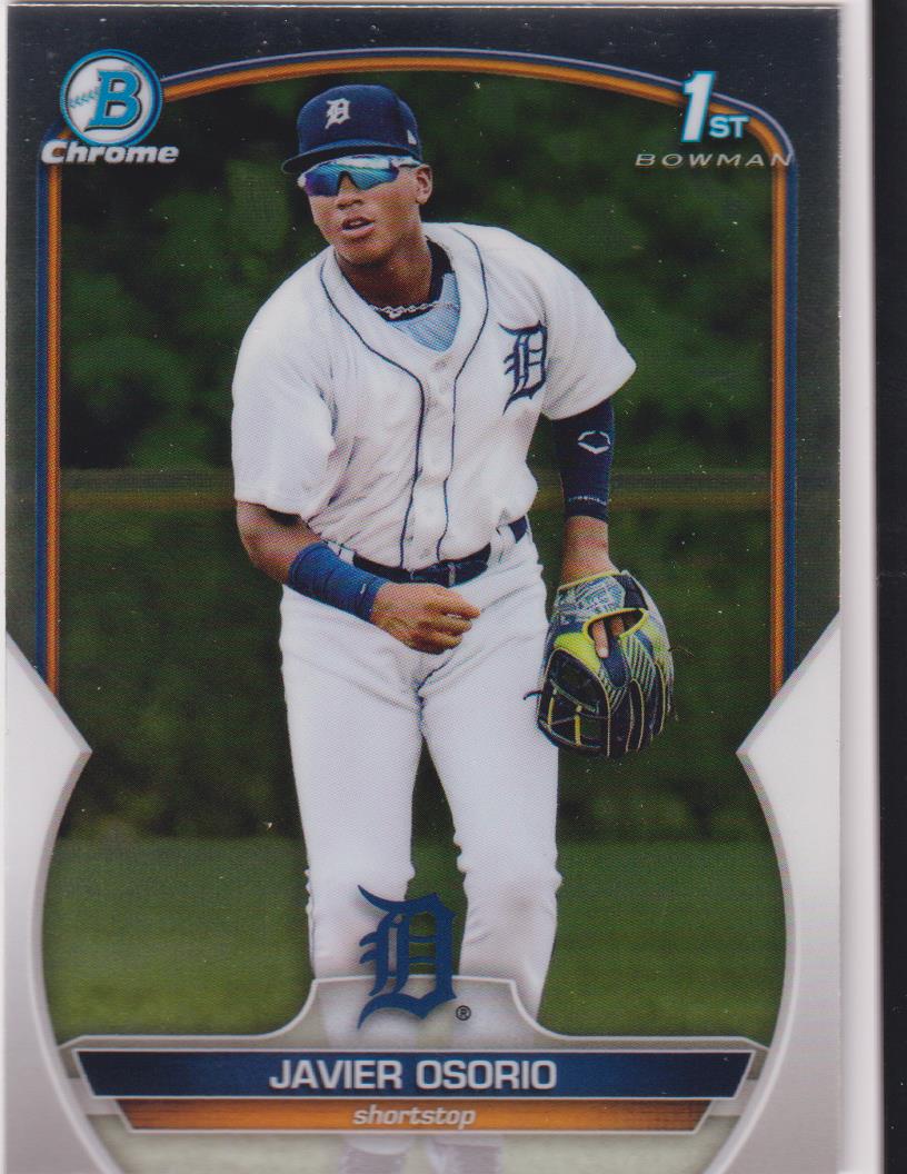2023 Bowman Baseball Chrome Prospects Javier Osorio #BCP-4