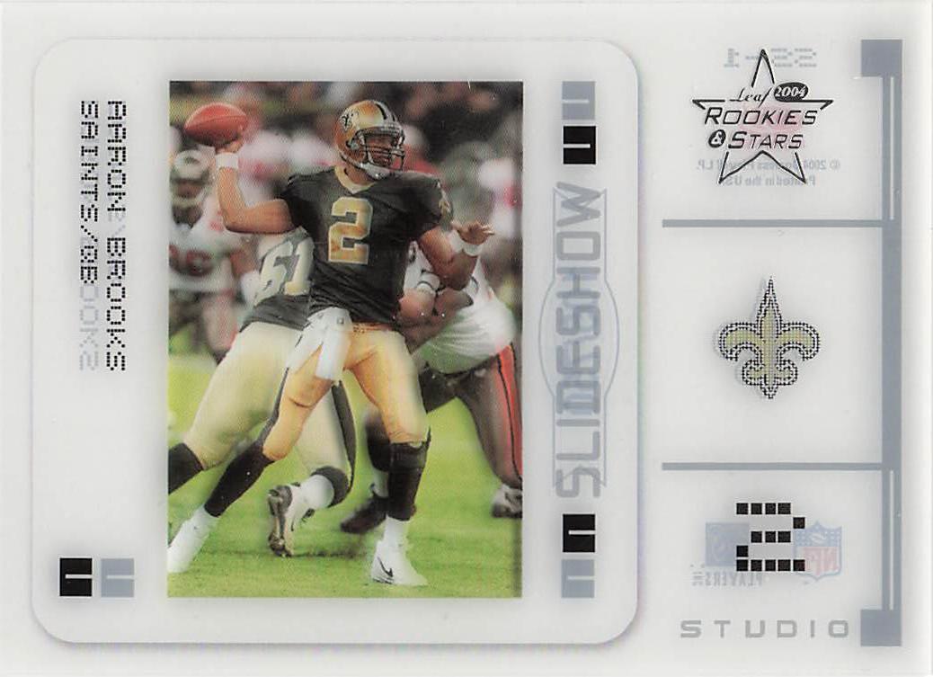 2004 Leaf Rookies & Stars Slide Show Studio 105/750 Aaron Brooks #SS-1