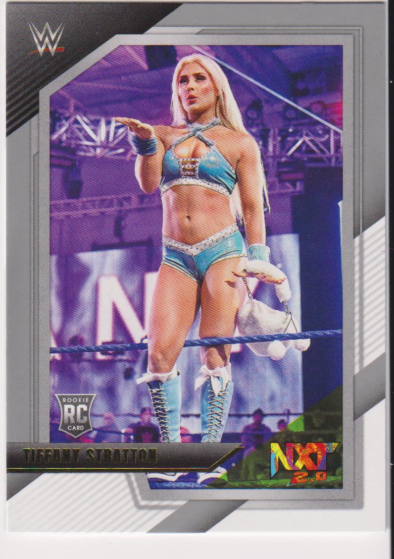 2022 Panini NXT 2.0 WWE Wrestling Silver Tiffany Stratton #74 Rookie