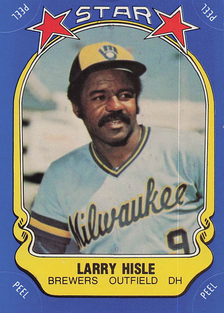 1981 Fleer Star Stickers Baseball Larry Hisle #94