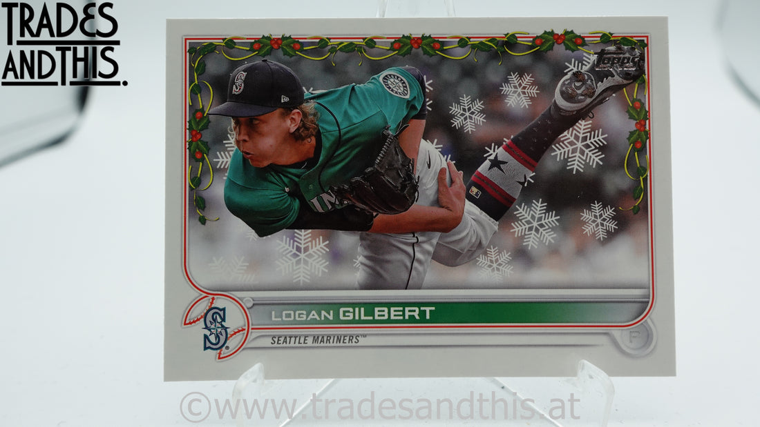 2022 Topps Holiday Logan Gilbert #HW64