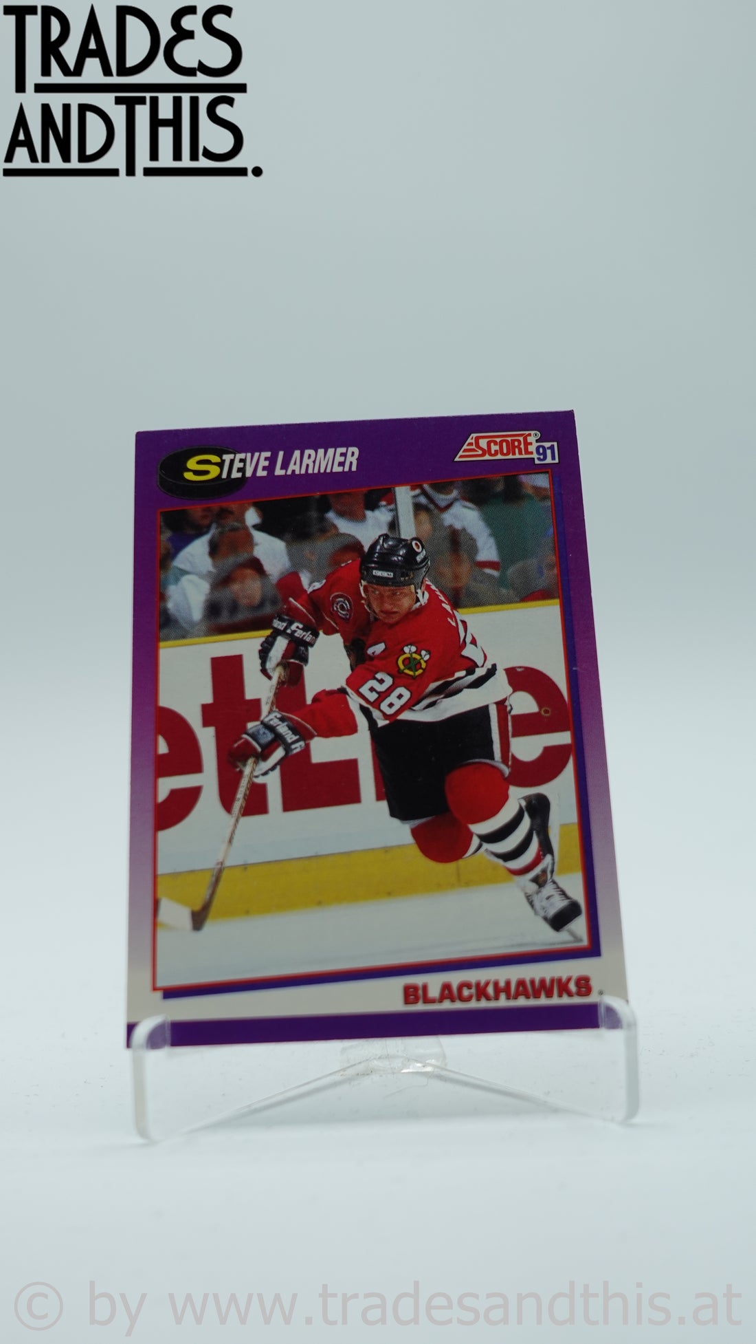 1991-92 Score American Steve Larmer #140
