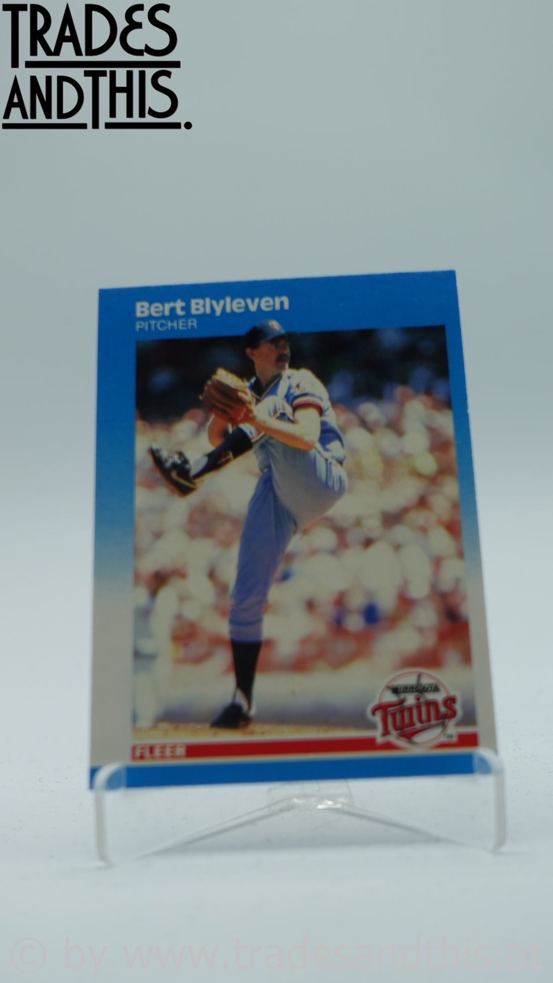 1987 Fleer Bert Blyleven #536