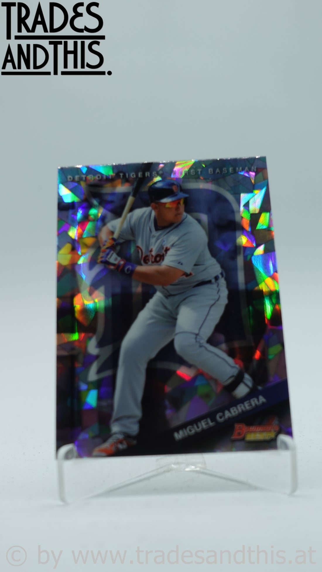 2015 Bowman's Best Atomic Refractor Miguel Cabrera #61