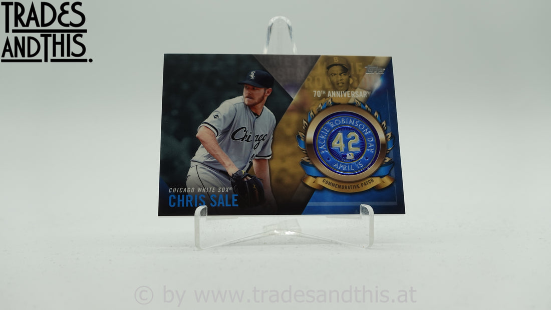 2017 Topps Jackie Robinson Day Commemorative Patch Chris Sale #JRPC-CSA