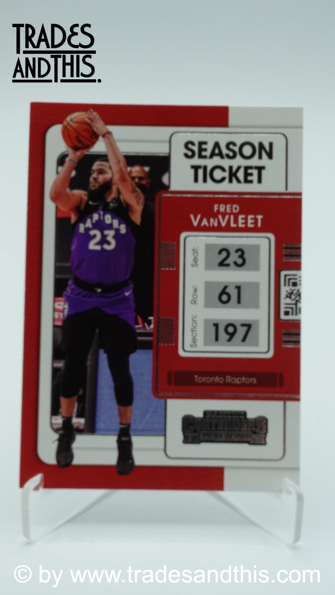 2021-22 Panini Contenders Basketball Fred VanVleet #11 - Trades and This e.U.