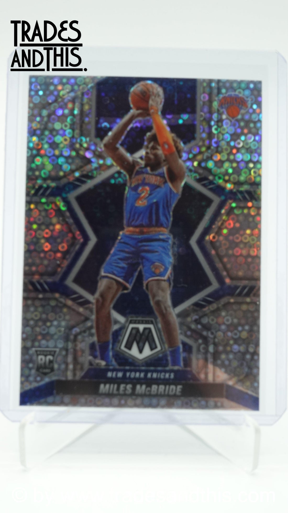 2021-22 Panini Mosaic Basketball Fast Break Silver Miles McBride #243 RC - Trades and This e.U.
