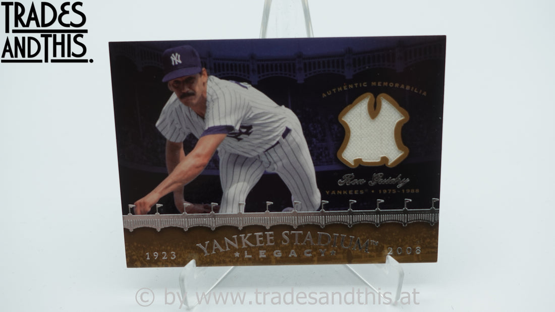 2008 Upper Deck Multi-Product Insert Yankee Stadium Legacy Memorabilia Ron Guidry #YSM-RG