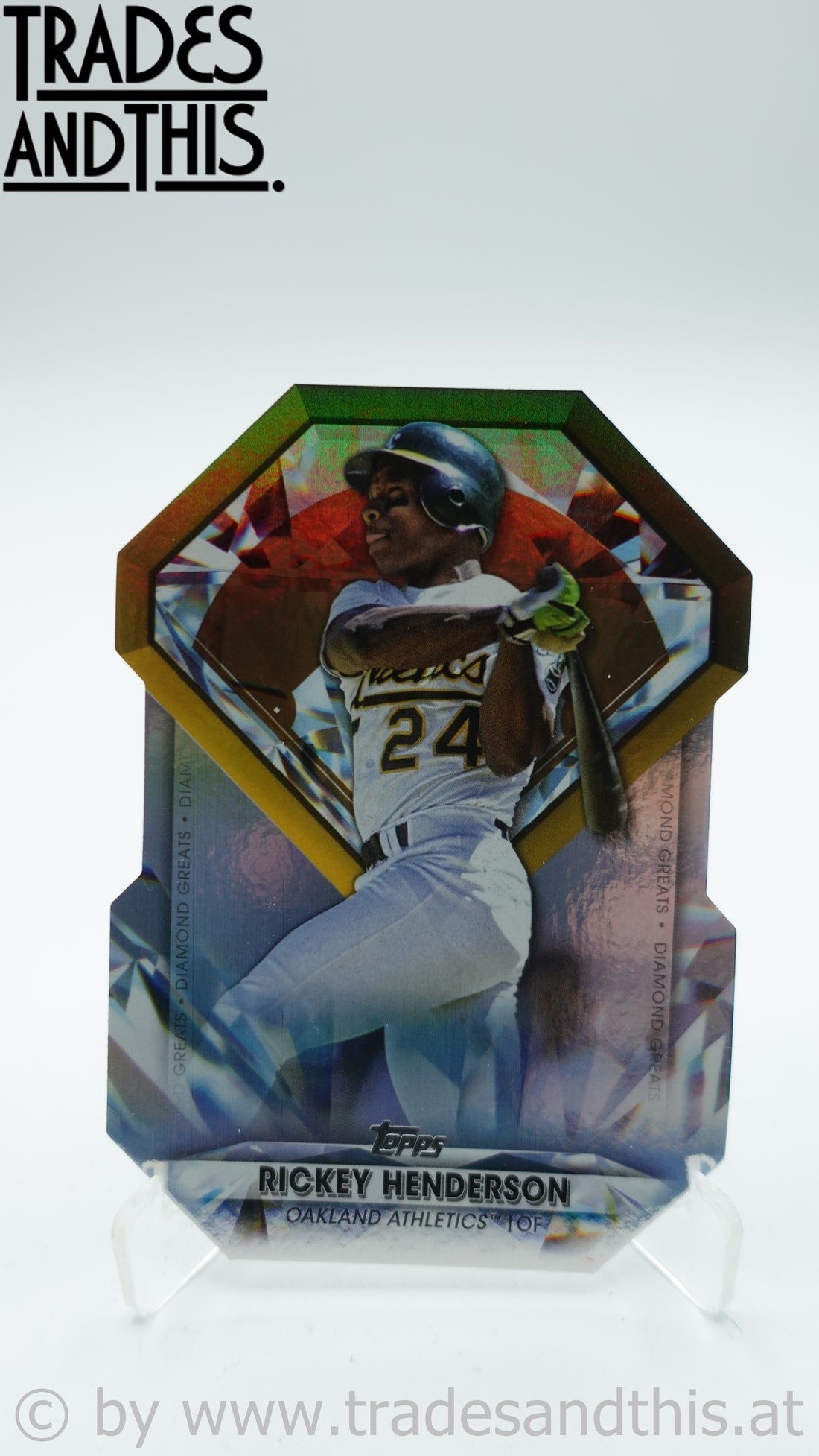 2022 Topps Series 1 Diamond Greats Die-Cuts Rickey Henderson #DGDC-20