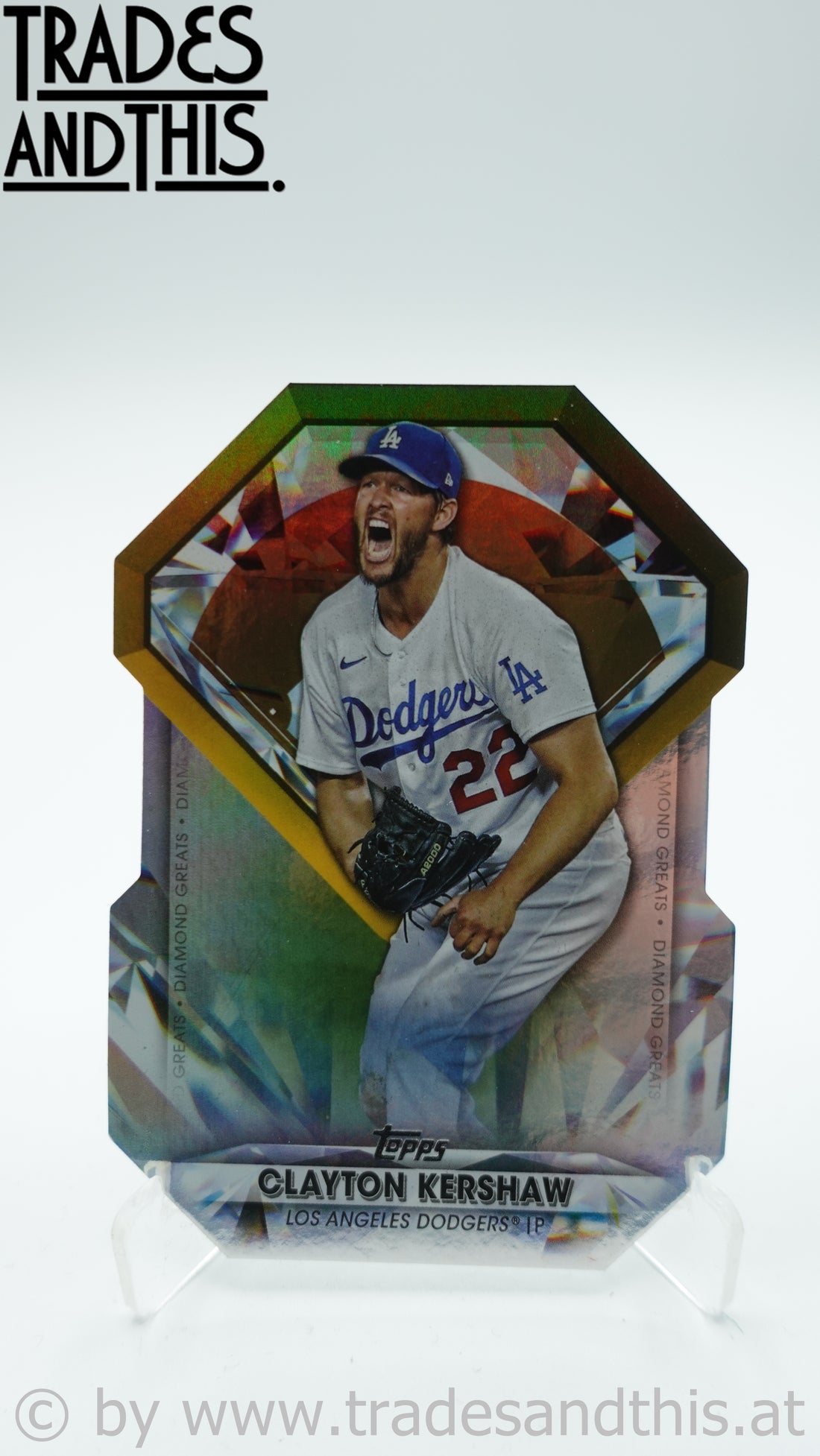 2022 Topps Series 1 Diamond Greats Die-Cuts Clayton Kershaw #DGDC-12