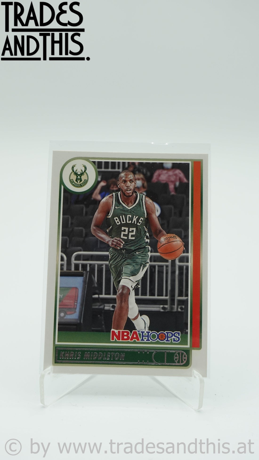 2021-22 Panini Hoops Basketball Khris Middleton #83 - Trades and This e.U.