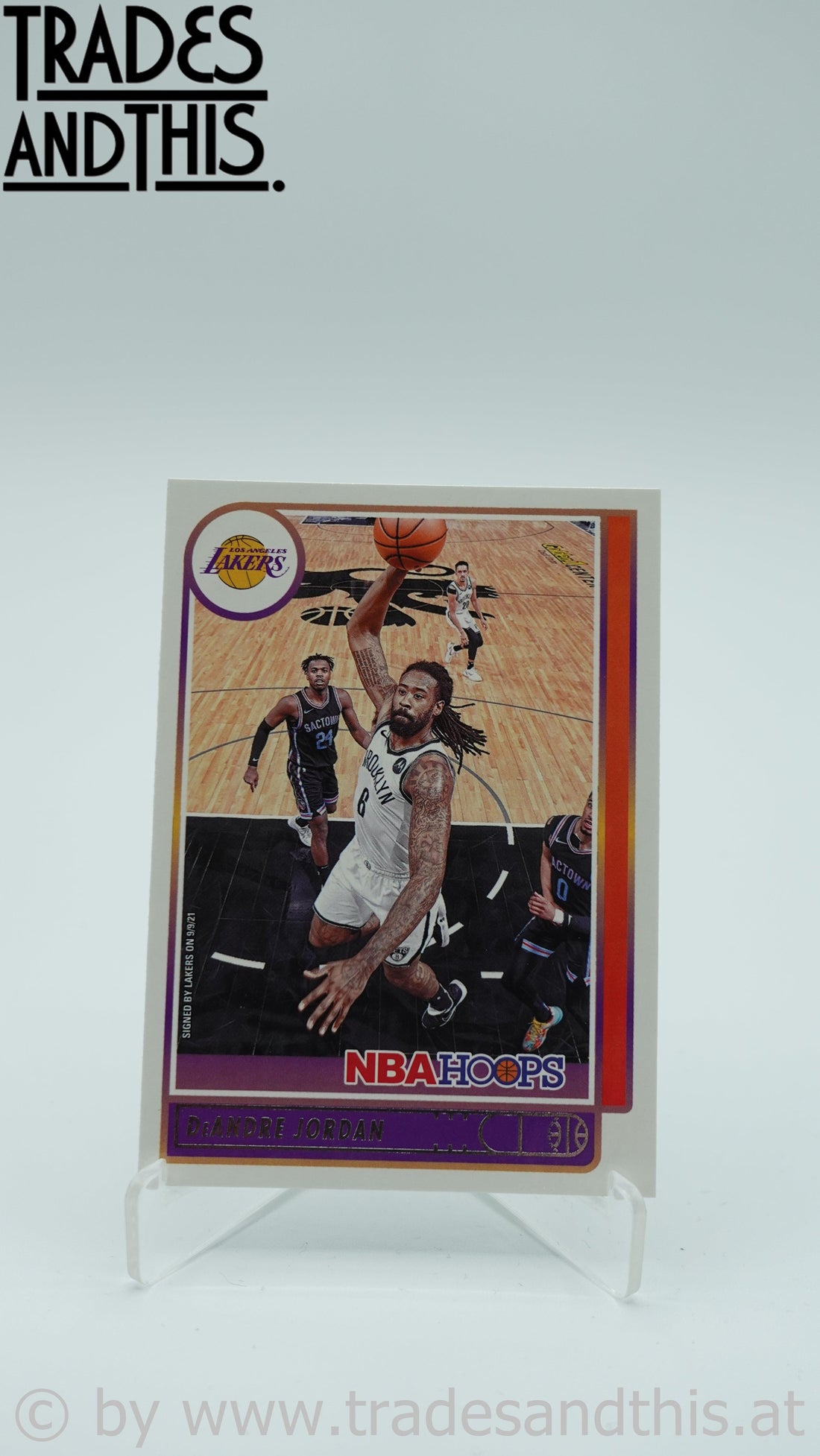 2021-22 Panini Hoops Basketball DeAndre Jordan #107 - Trades and This e.U.