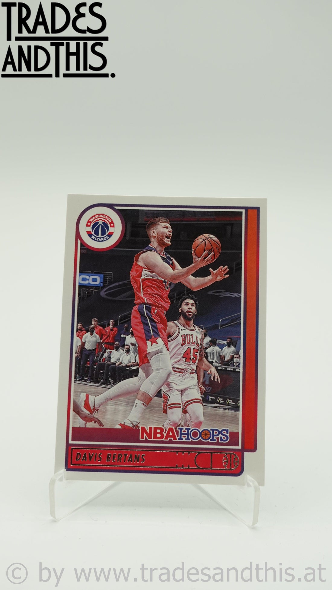 2021-22 Panini Hoops Basketball Davis Bertans #130 - Trades and This e.U.