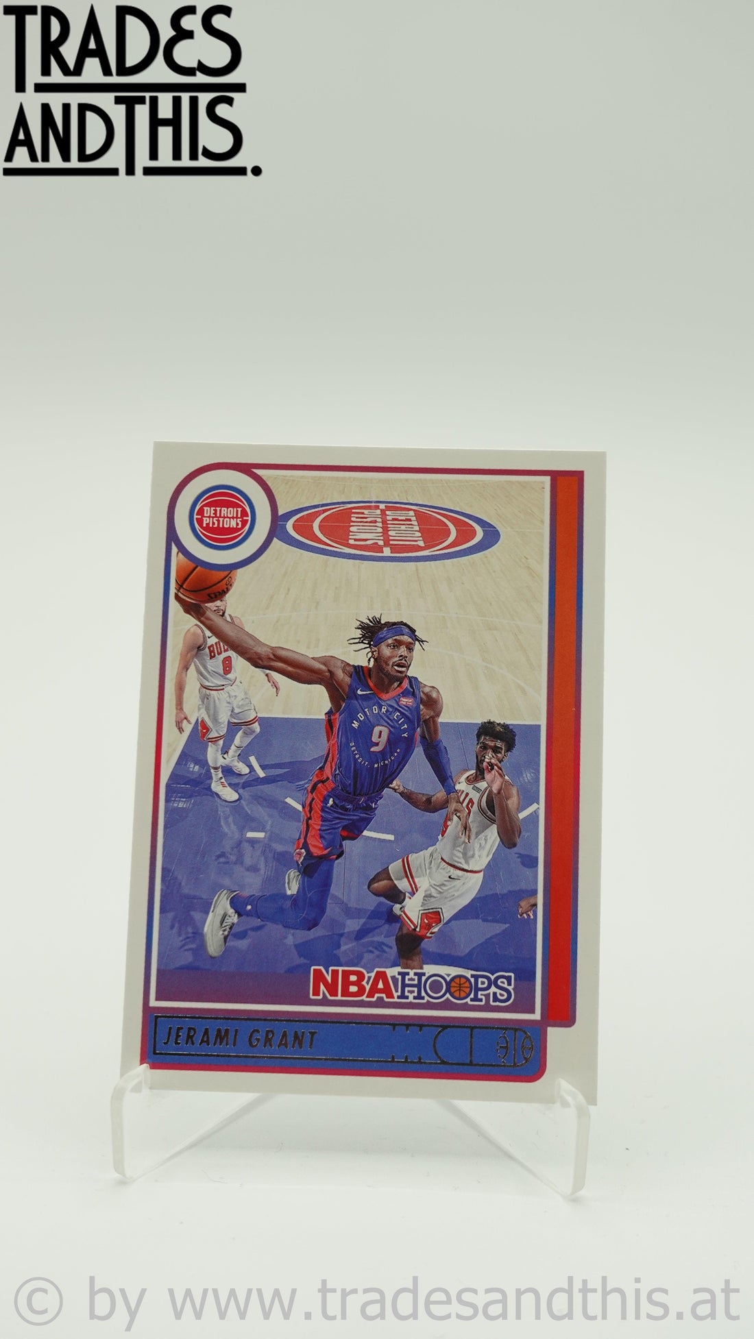 2021-22 Panini Hoops Basketball Jerami Grant #145 - Trades and This e.U.