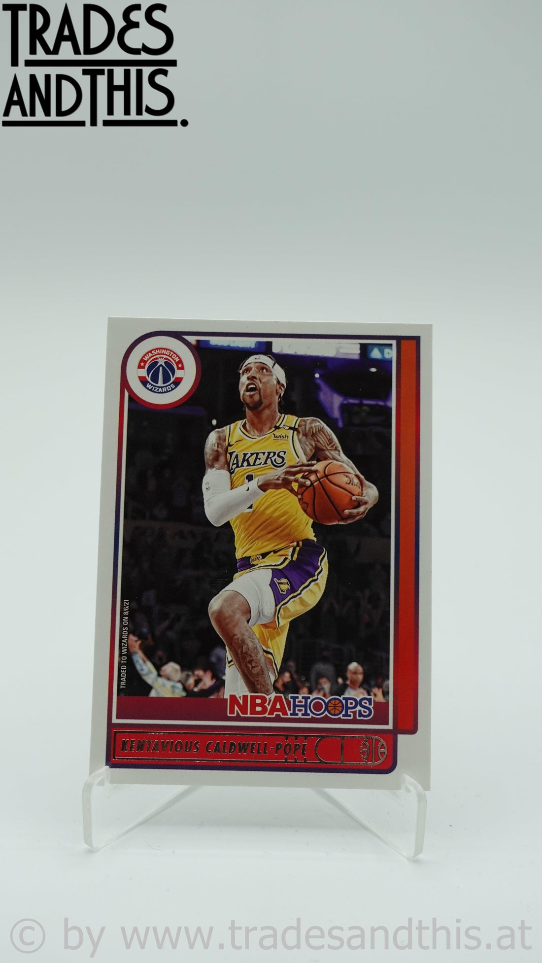 2021-22 Panini Hoops Basketball Kentavious Caldwell-Pope #176 - Trades and This e.U.