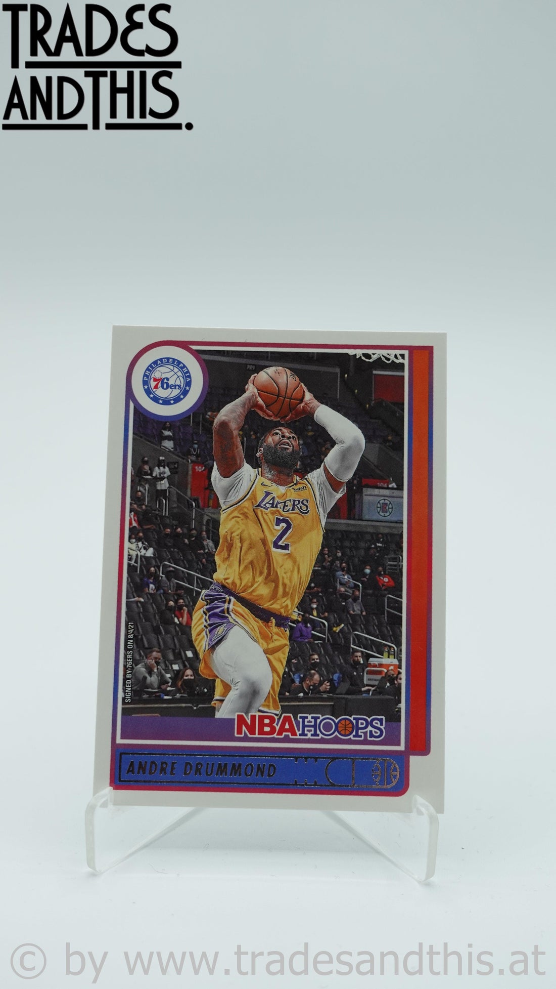2021-22 Panini Hoops Basketball Andre Drummond #186 - Trades and This e.U.