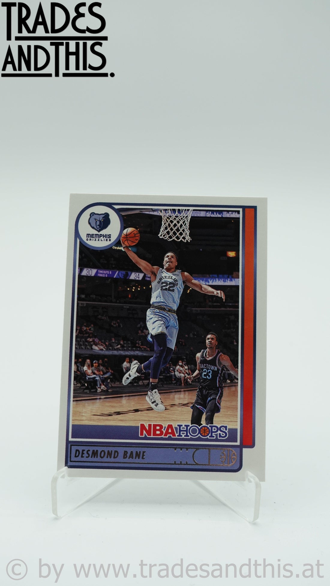 2021-22 Panini Hoops Basketball Desmond Bane #192 - Trades and This e.U.