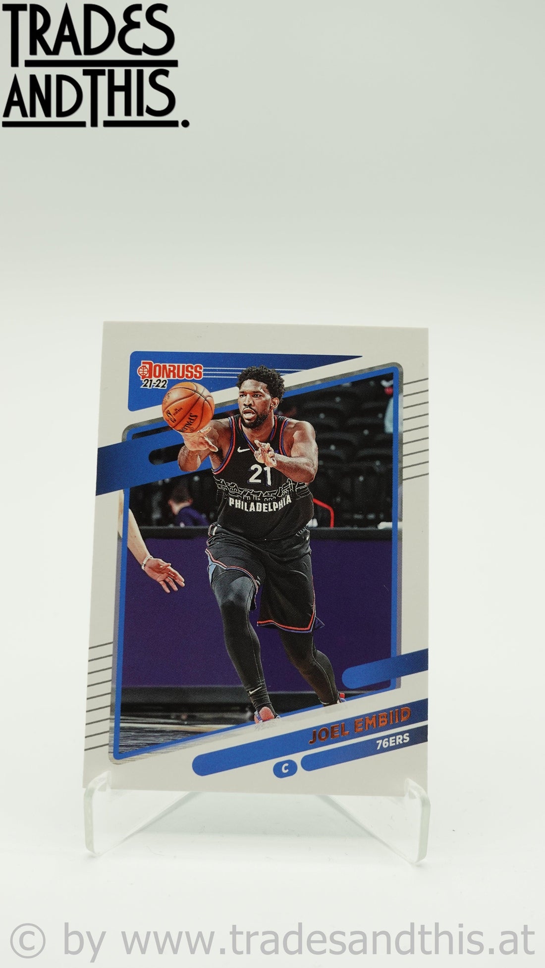 2021-22 Donruss Basketball Joel Embiid #1 - Trades and This e.U.
